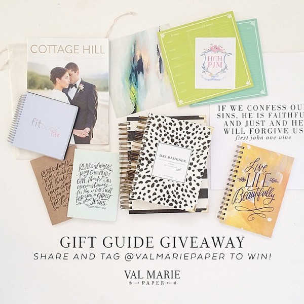 Christmas Gift Guide & Giveaway! Val Marie Paper