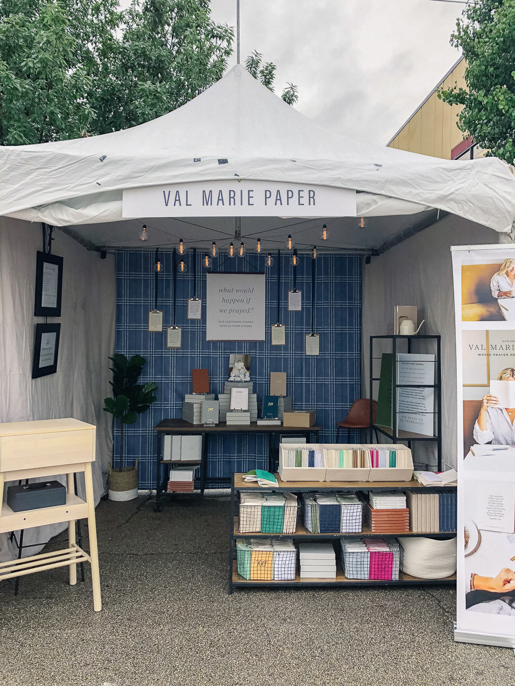 Our Silobration Experience by Val Marie Paper | Magnolia Market, vendor, booth, prayer journals, library, design, shop owner