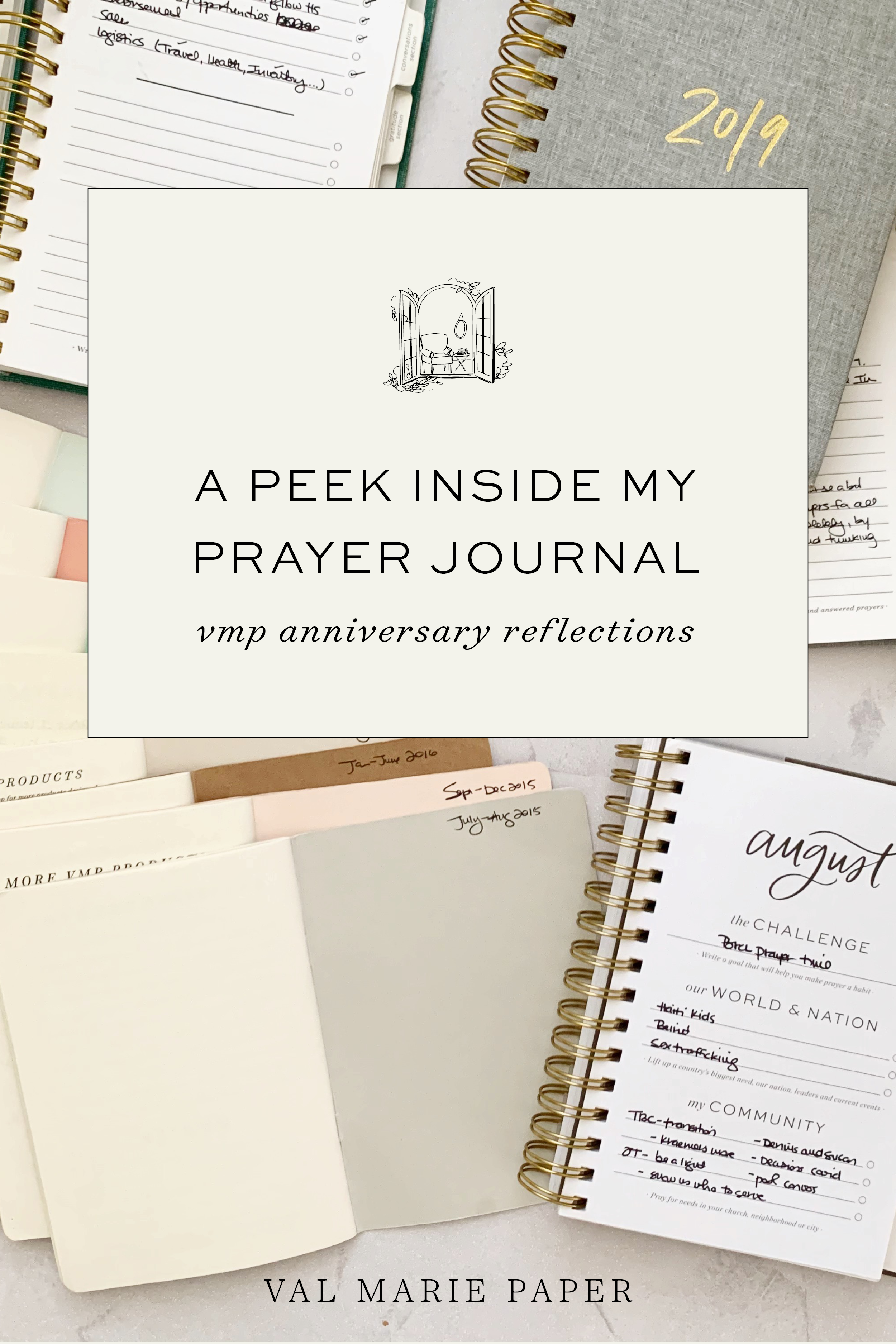Our Anniversary by Valerie Woerner, prayer journal, women's ministry, prayer, refresh, meditation, how to make a prayer journal, praying for your kids, husband, prayer warrior, war room, Bible study, how to, DIY, notebook, spiral, tools, prayer notebook, how to pray, entrepreneur