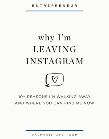Why I'm leaving Instagram by Valerie Woerner, ministry, prayer, refresh, social media, social media boundaries,