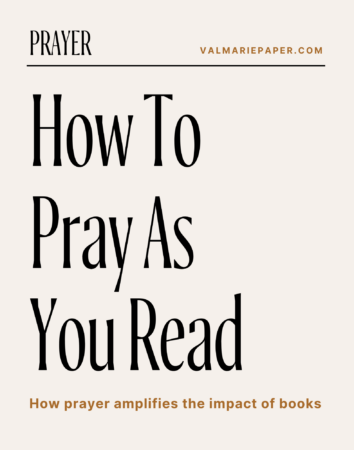 Level up your reading game by Valerie Woerner, amplify your prayers, impact of books, pray while reading, prayers for books
