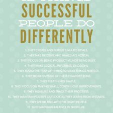 12 Things Successful People Do