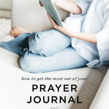 Getting the most out of your prayer journal