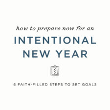 How to prepare for an intentional 2017