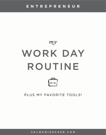 workday routine
