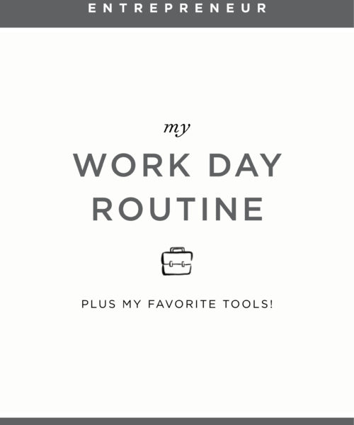 workday routine