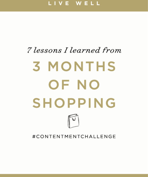 What the Contentment Challenge Taught Me | Val Marie Paper
