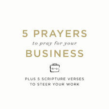 5 things to pray for your business