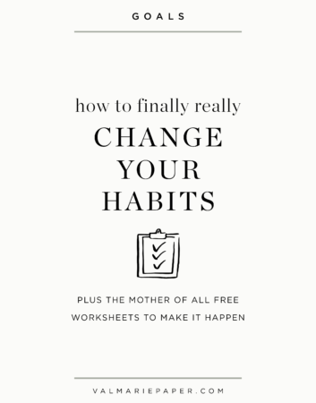 How to Change Your Habits by Valerie Woerner, habits, goals, living well, intentional living