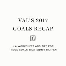 2017 Goals Recap