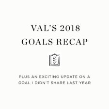 2018 Goals Recap