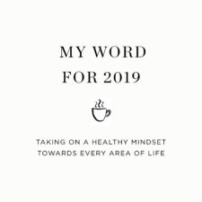 My Word for 2019: Healthy
