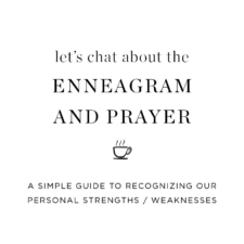 The Enneagram & Prayer