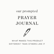 What makes our prayer journals different?