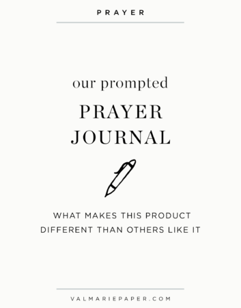 What makes our prayer journals different? by Val Marie Paper | Valerie Woerner, prompts, bullet journaling, diy, how to start a, christian planner, 2020, new year, goals, faith, ideas, notebook, war room, make a, pages