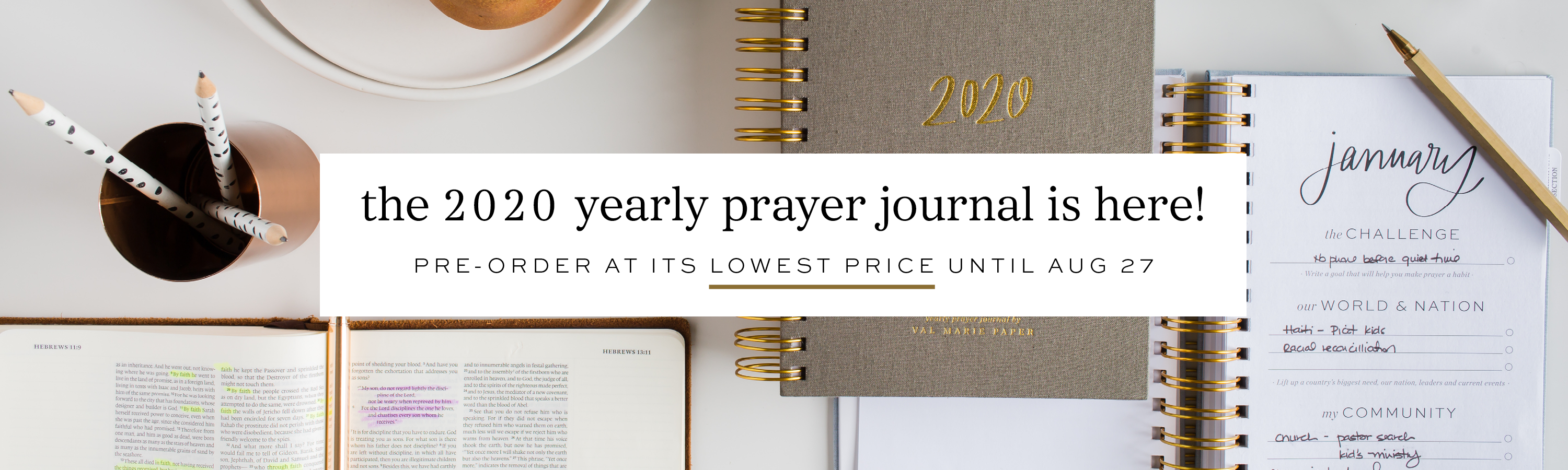 Rhythms Prayer Journal (Yearly) – Val Marie Paper