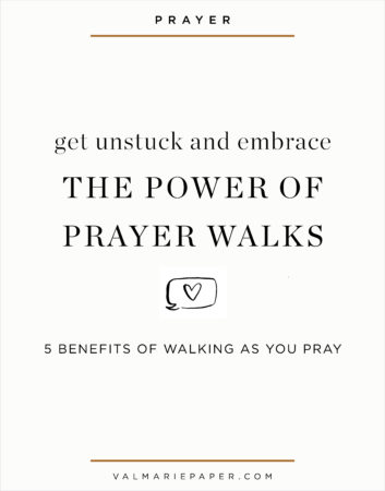 Prayer Walk by Valerie Woerner | Val Marie Paper
