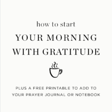 How to start your morning with gratitude