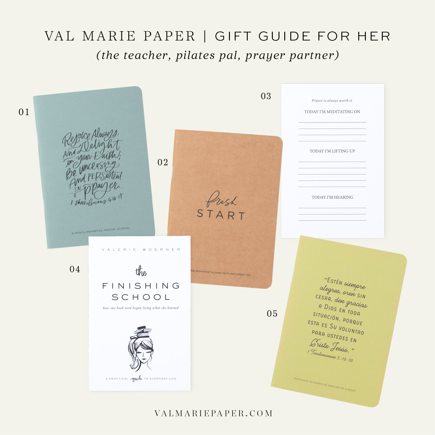 val marie paper, christmas, gift guide for her