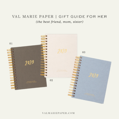val marie paper, christmas, gift guide for her, mom, sister, best friend