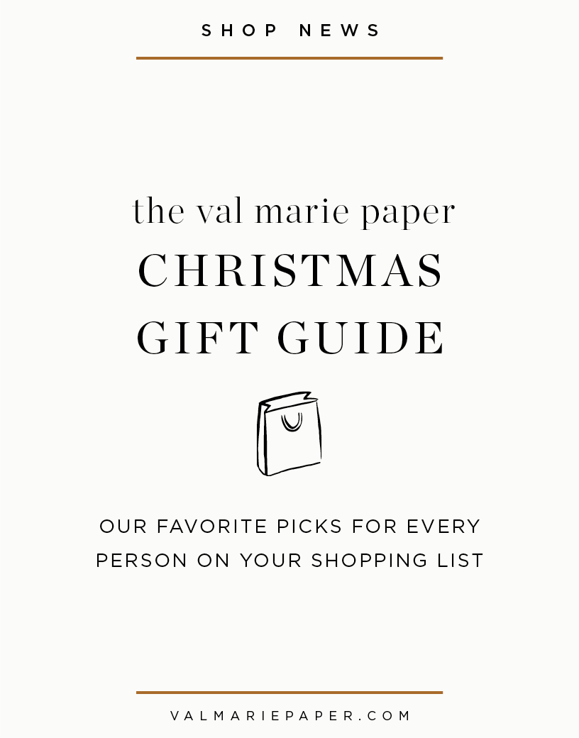 val marie paper christmas gift guide