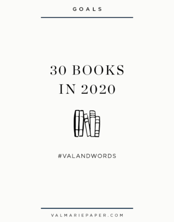 reading list, books, 2020 reads, valerie woerner, author, new year, resolutions, goals