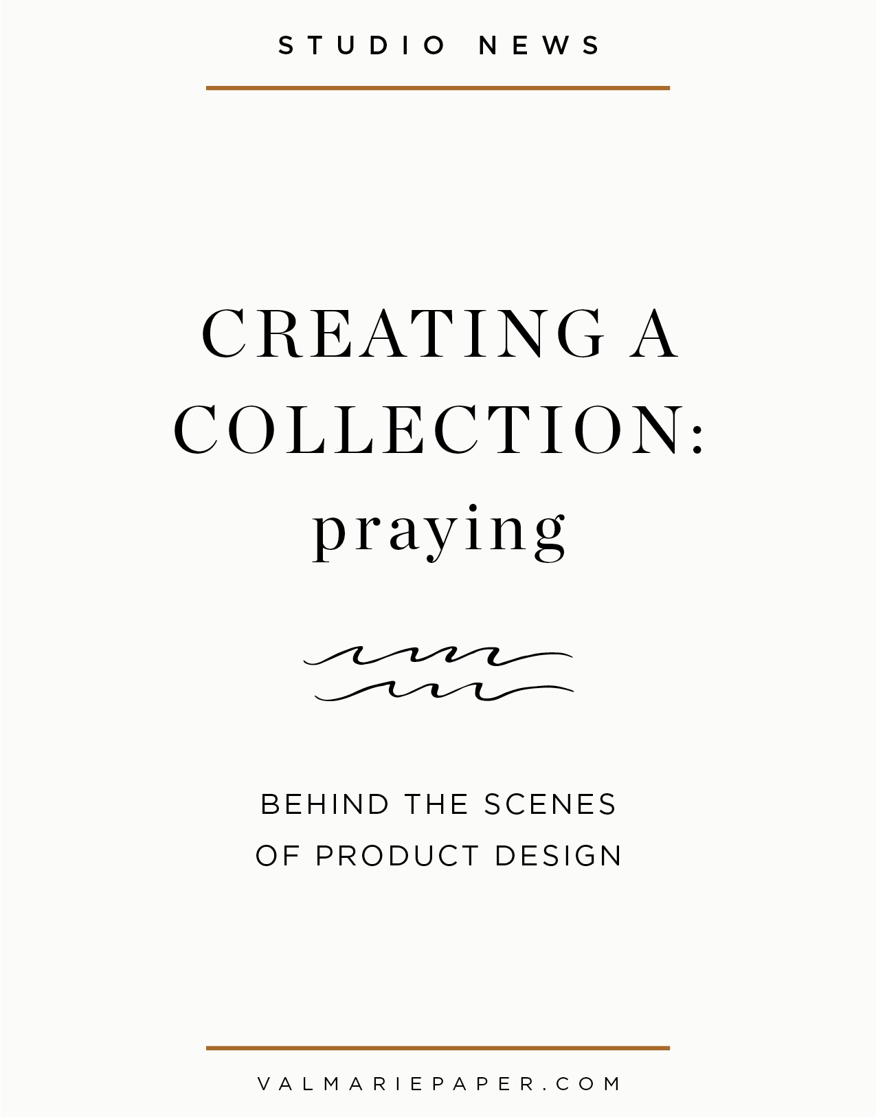 Creating a Collection: Praying • Val Marie Paper