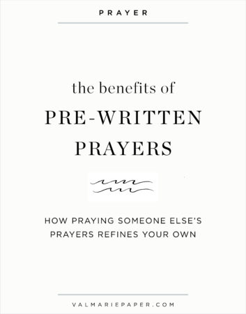 Using Pre-Written Prayers by Valerie Woerner, prayer journal, ministry, prayer, refresh, meditation, praying for your kids, husband, prayer warrior, war room, how to pray