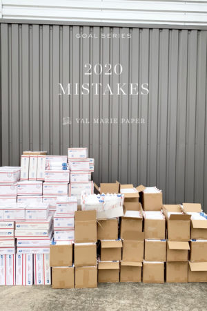 2020 Mistakes by Valerie Woerner | Val Marie Paper, prayer journal, ministry, prayer, refresh, meditation, praying for your kids, prayer warrior, war room, how to pray, pregnancy, praying for your baby, praying for your husband, goals, goal series, resolutions, mistakes
