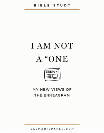 Why I'm rejecting the Enneagram by Val Marie Paper | Valerie Woerner, personality types, spiritual growth, faith, Christian, Bible, study