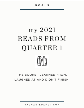 12 Books in Quarter 1 by Valerie Woerner, books, growth, goals, prayer