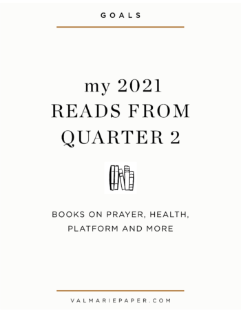 My 2021 Reads from Quarter 2 by Valerie Woerner, books, reads, reading update, goals, habits, productivity