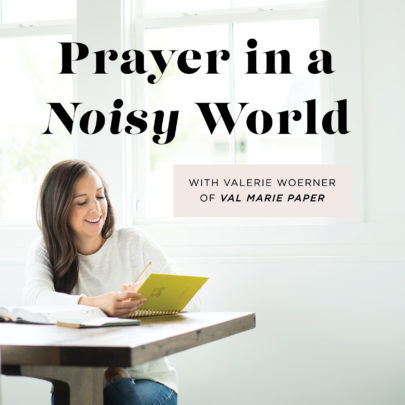 On the podcast: Confidence and Consistency by Valerie Woerner, prayer journal, women's ministry, prayer, refresh, meditation, how to make a prayer journal, praying for your kids, husband, prayer warrior, war room, Bible study, how to, DIY, notebook, spiral, tools, prayer notebook, how to pray, focus in prayer, distracted prayer