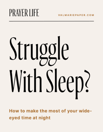 When you can't sleep, intercede by Valerie Woerner, prayer journal, women's ministry, prayer, refresh, meditation, how to make a prayer journal, praying for your kids, husband, prayer warrior, war room, Bible study, tools, prayer notebook, how to pray, community, small group, bible study, midnight club, intercessory prayer