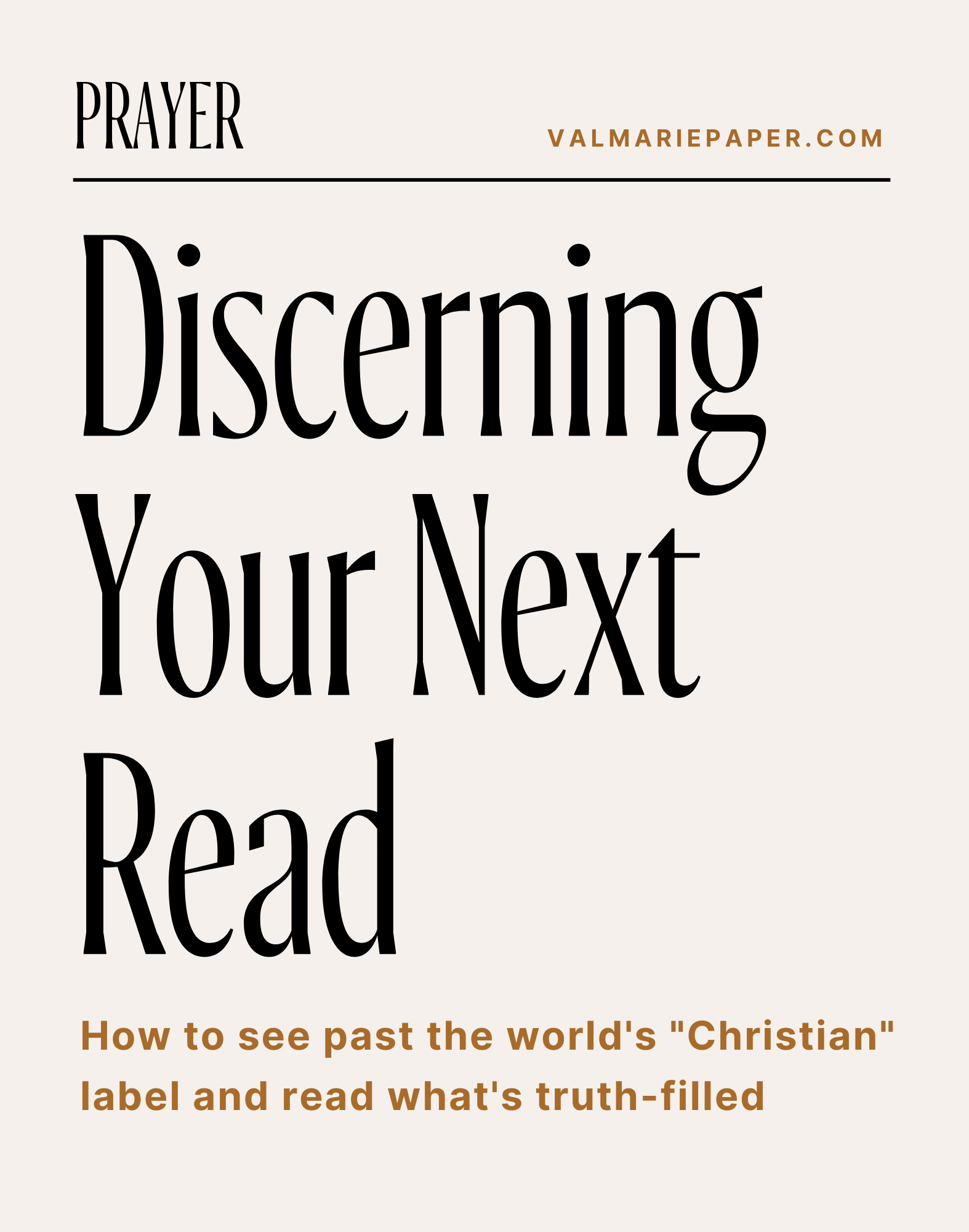 How to discern which books to read by Valerie Woerner, prayer journal, women's ministry, prayer, refresh, meditation, how to make a prayer journal, praying for your kids, husband, prayer warrior, war room, Bible study, tools, prayer notebook, how to pray, community, small group, bible study, books, reading, christian books