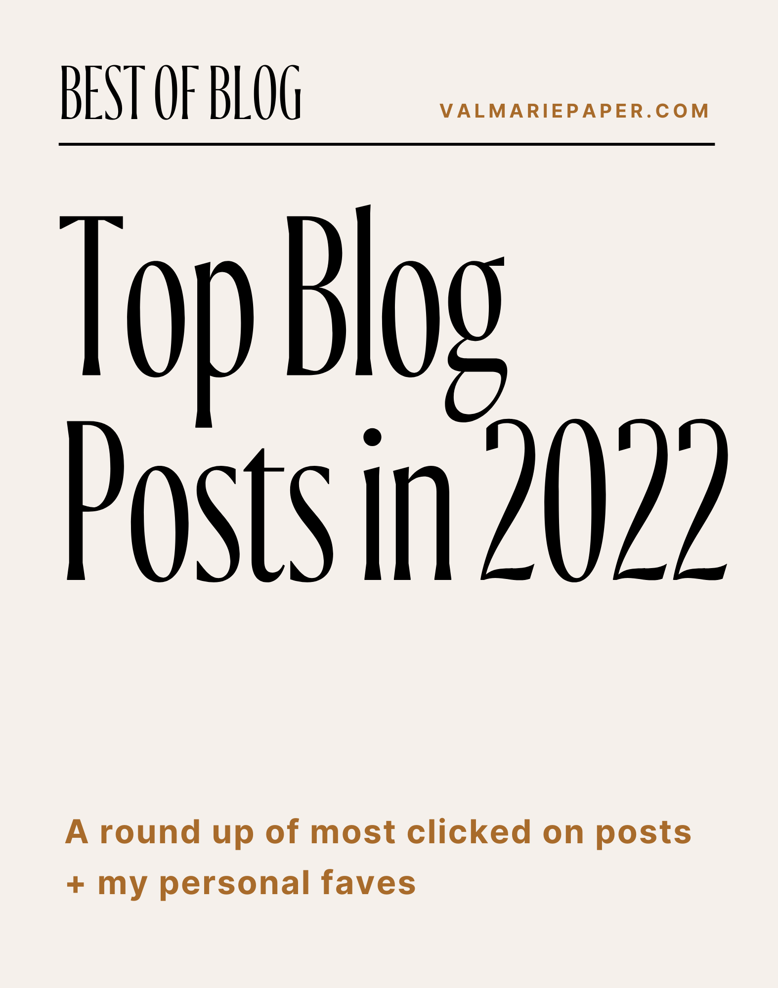 Top blog posts in 2022 by Valerie Woerner