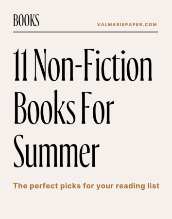 The perfect non-fiction reads for summer by Valerie Woerner, books for summer, to read list, nonfiction, bedtime reads