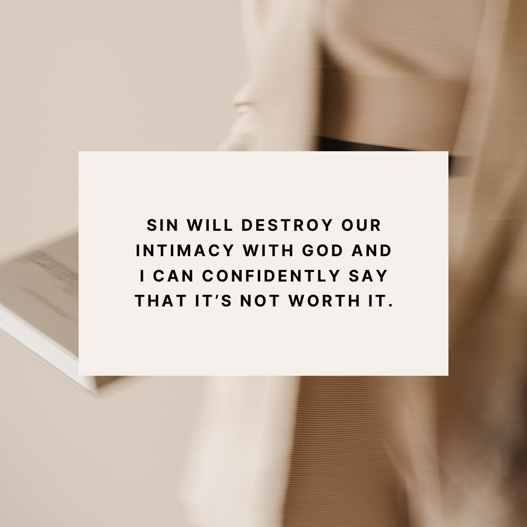 How sin destroyed my intimacy with God by Valerie Woerner, separation from God, struggle with sin, is God listening, redemption, confession prayers