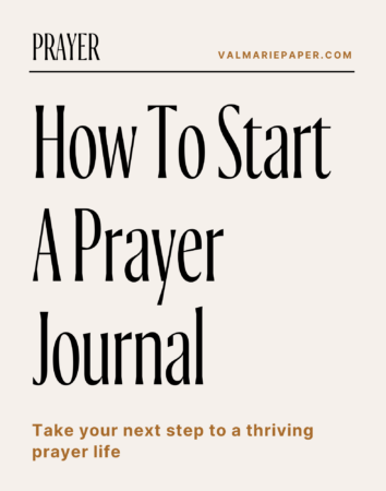 How to start a prayer journal by Valerie Woerner, prayer, prayer journal, prayer life, how to pray