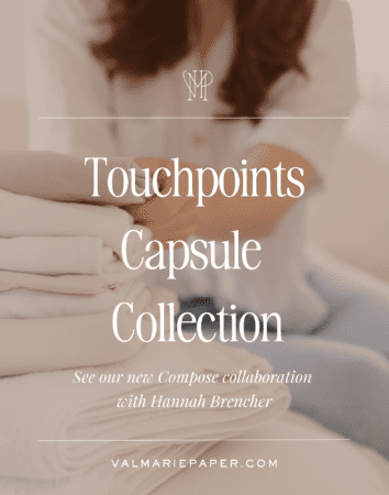 touchpoints capsule collection with hannah brencher