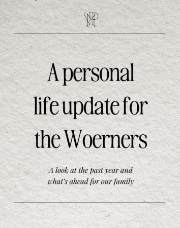 A personal life update by valerie woerner, life changes, year, pastos, family